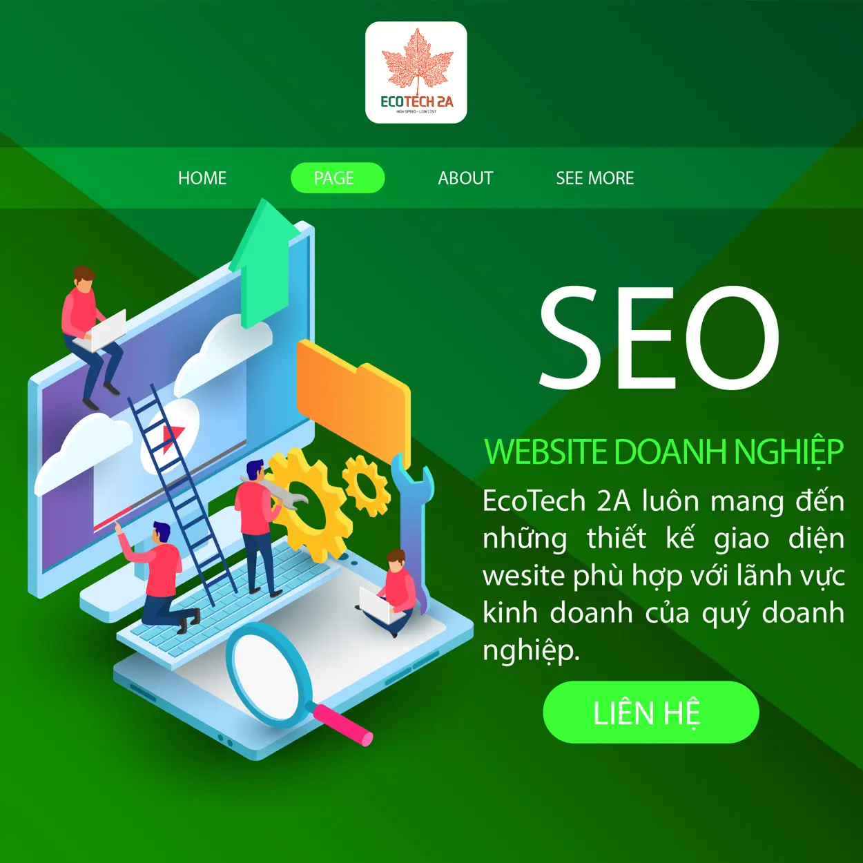 Website doanh nghiệp chuẩn SEO dành cho bạn